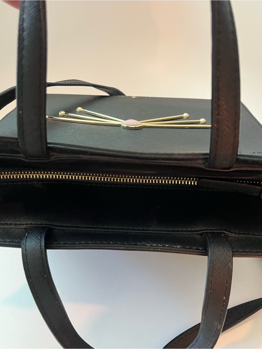 kate spade jazz Black and Pink Cat-Ear Crossbody Bag - Picture 8 of 11